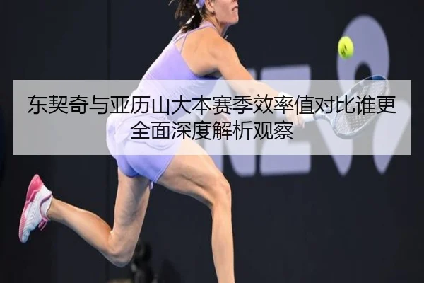 东契奇与亚历山大本赛季效率值对比谁更全面深度解析观察